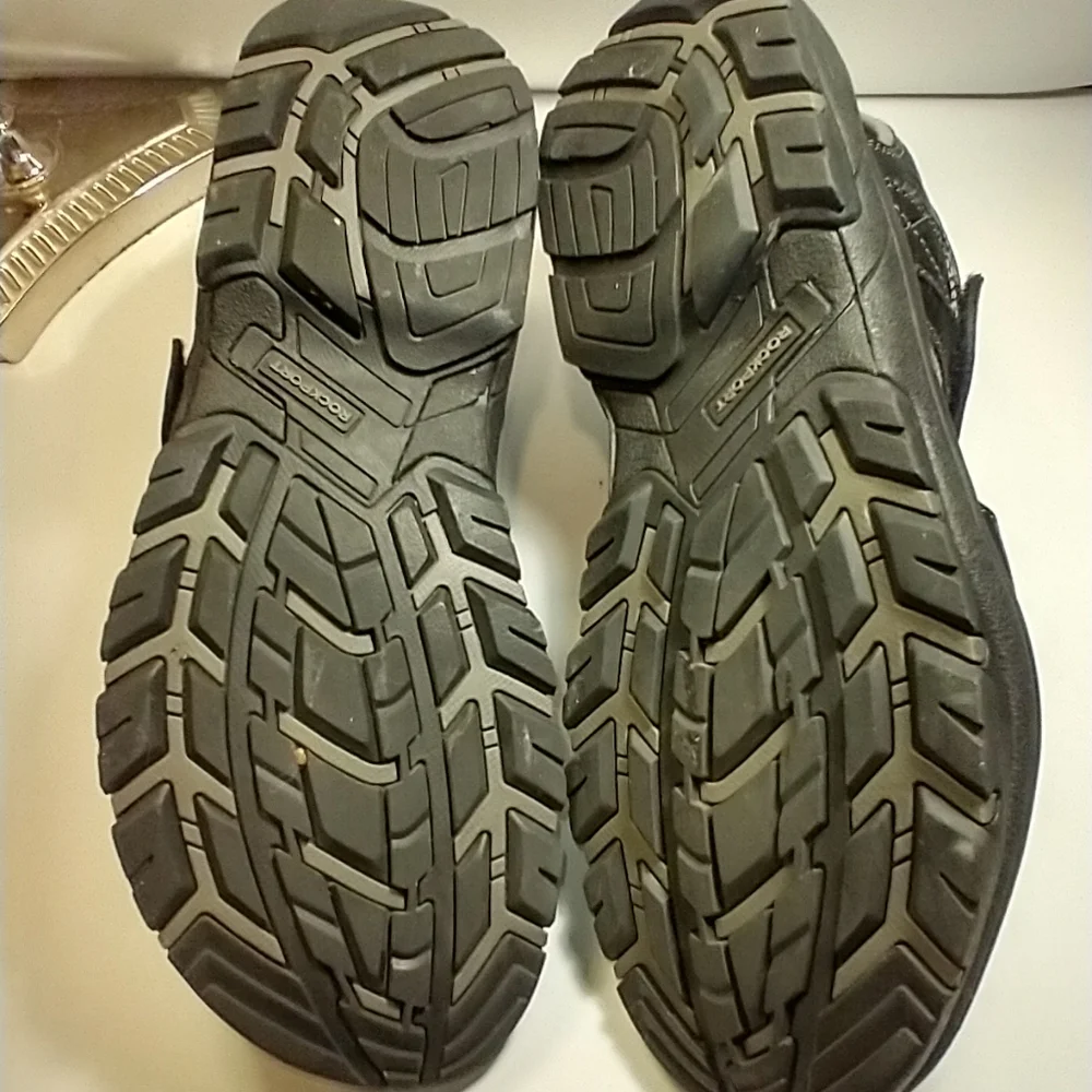 Rockport XCS Black Adjustable Sandals Men's sz 13M.